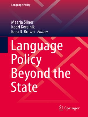 cover image of Language Policy Beyond the State